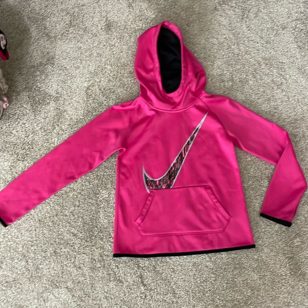 Nike Youth Size Medium pink hoodie